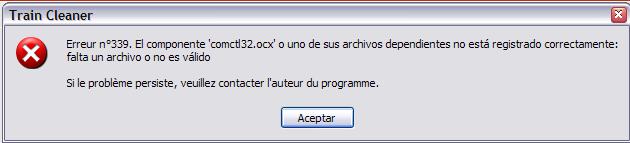 Error del Train cleaner.JPG
